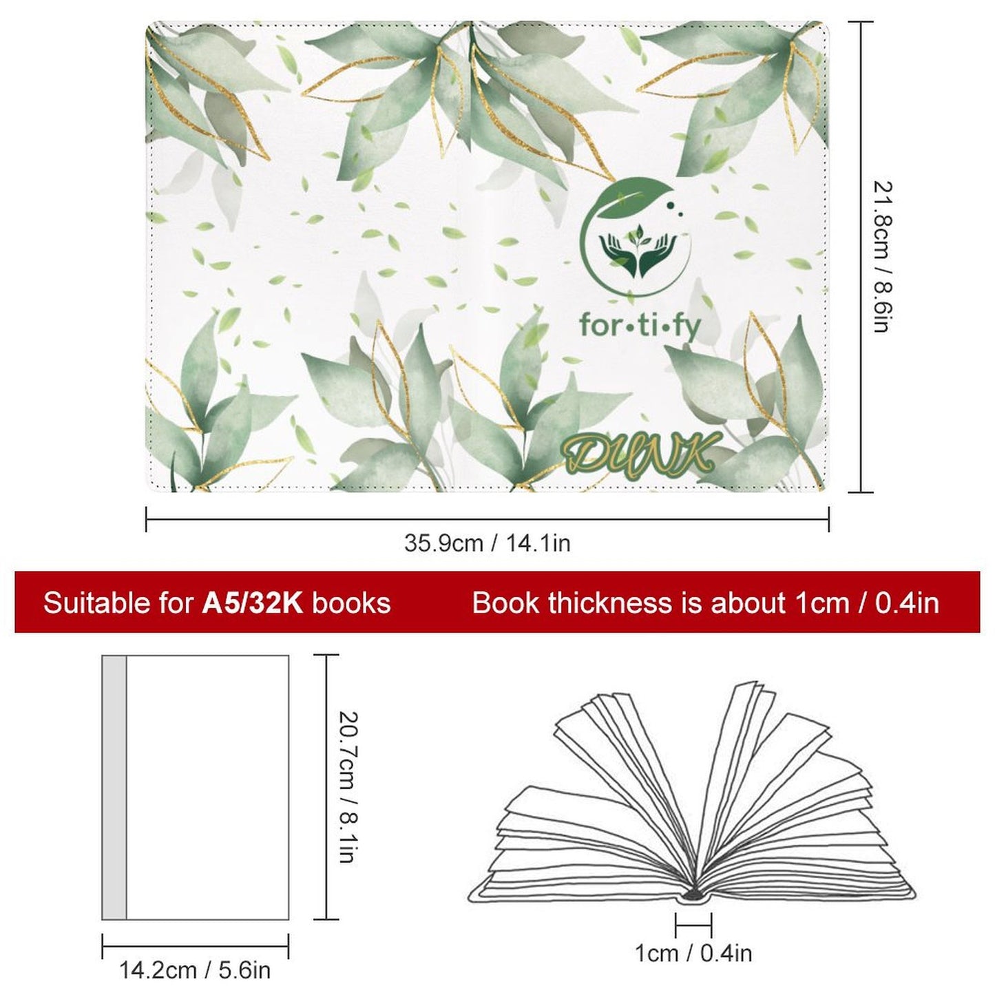 Notebook Cover size (A5)