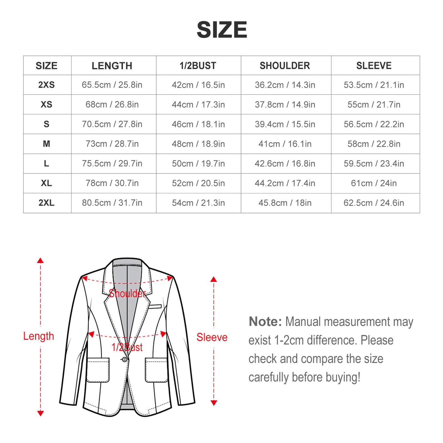 Women's casual suit All Over Print Women's Blazer