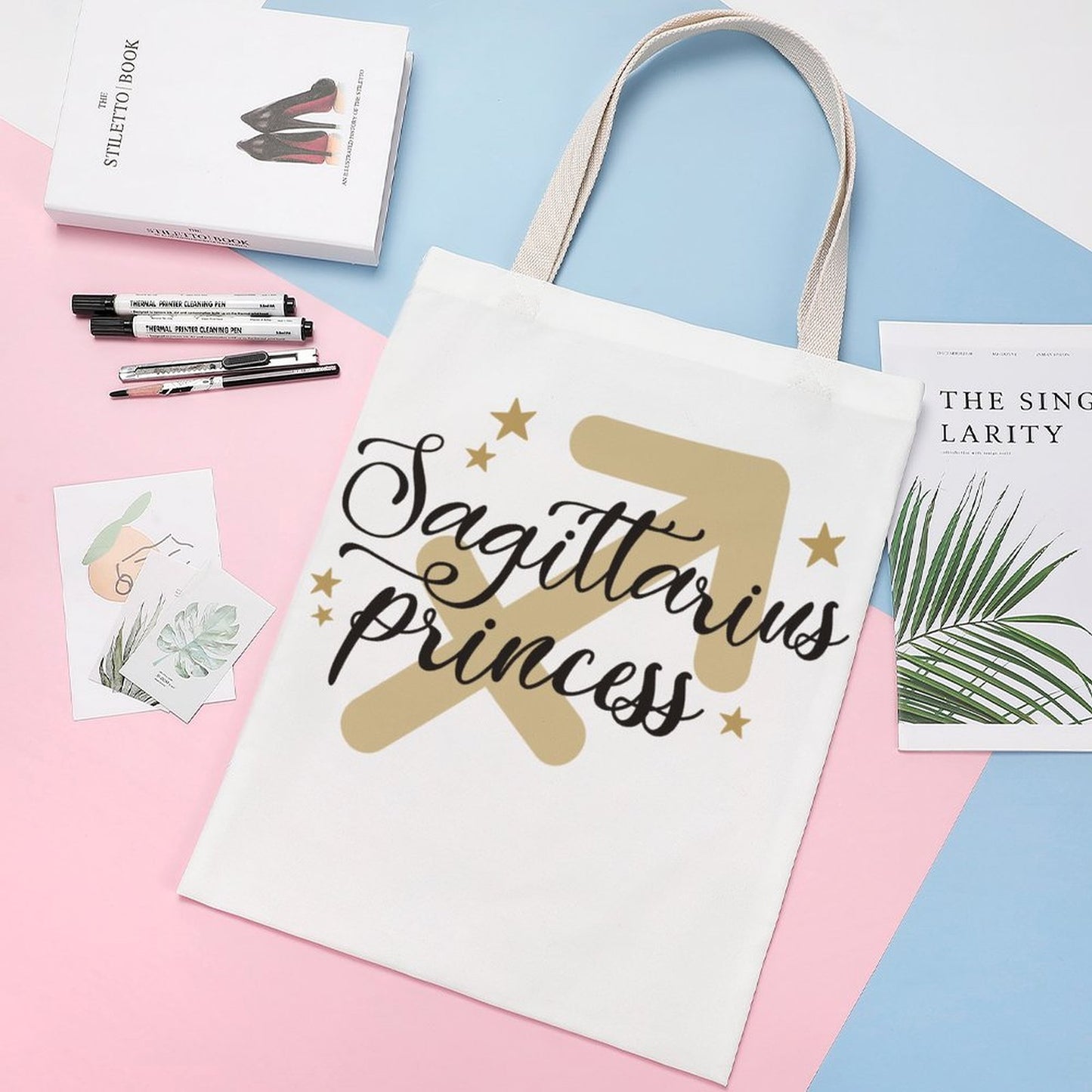 Canvas Tote Bag Sagittarius (One-Sided Print)