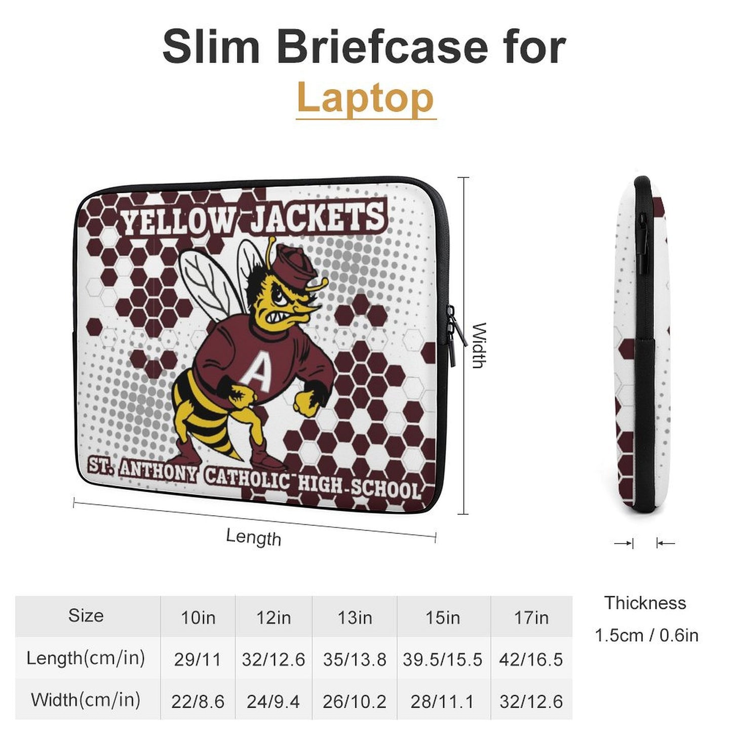 Spirit - sports Laptop Sleeve Multi Size Laptop Sleeve (Multiple Sizes)