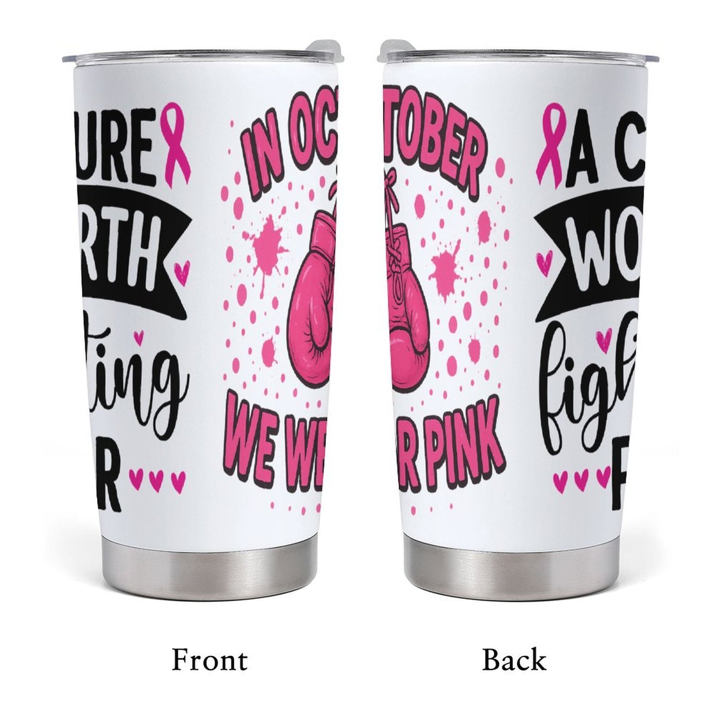 Large capacity car cup 20oz Tapered Stainless Steel Tumbler