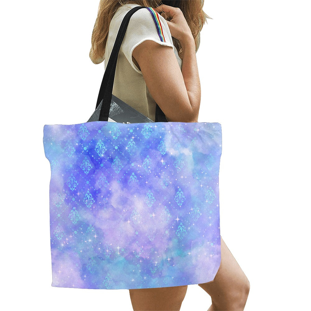 MoonlightSerenade beach tote All Over Print Canvas Tote Bag/Large (Model 1699)