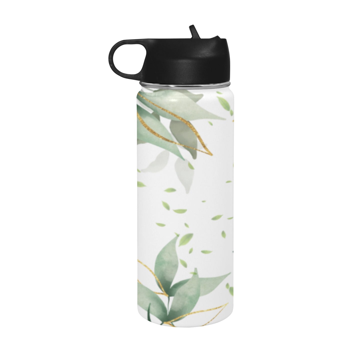 For-ti-fy water bottle Insulated Water Bottle with Straw Lid (18 oz)