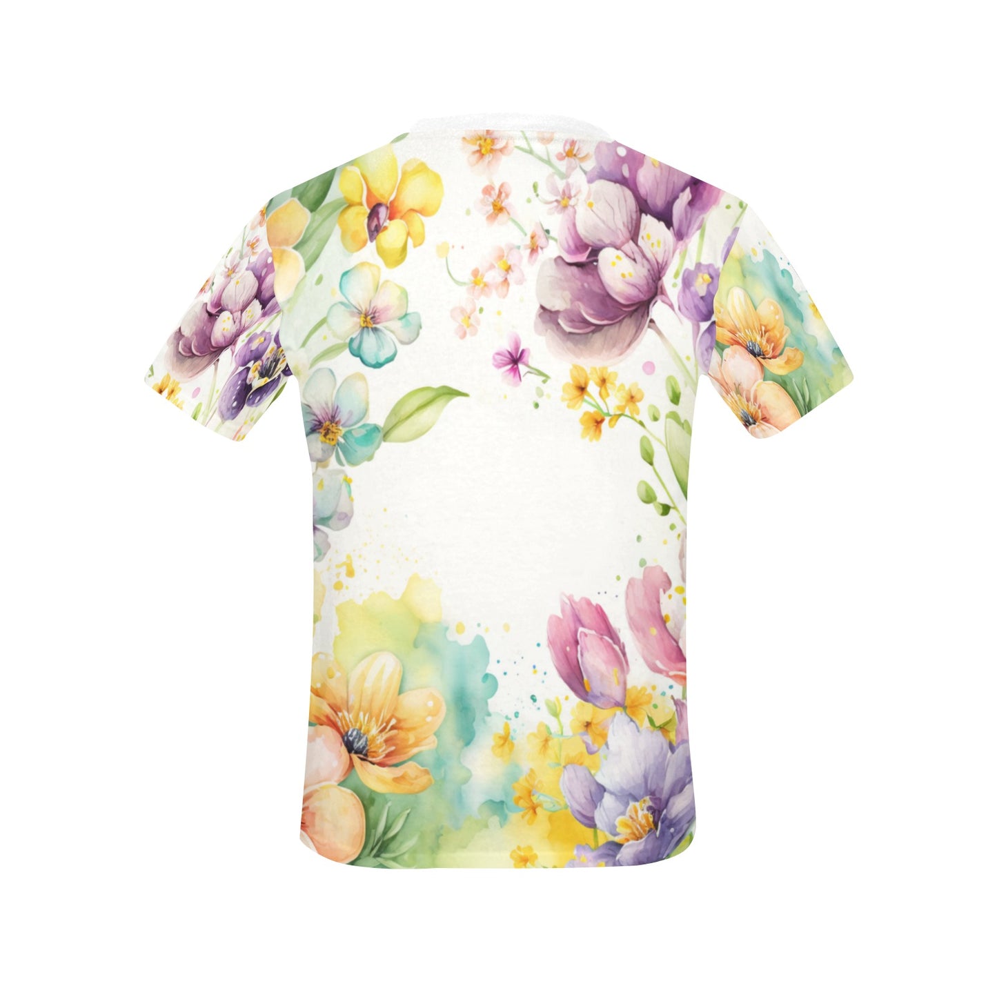 Spring Flowers Bloom where youre planted Women's Tee Women's All Over Print Crew Neck T-Shirt (Model T40-2)