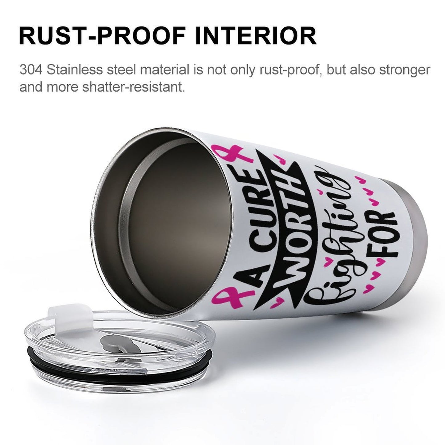 Large capacity car cup 20oz Tapered Stainless Steel Tumbler
