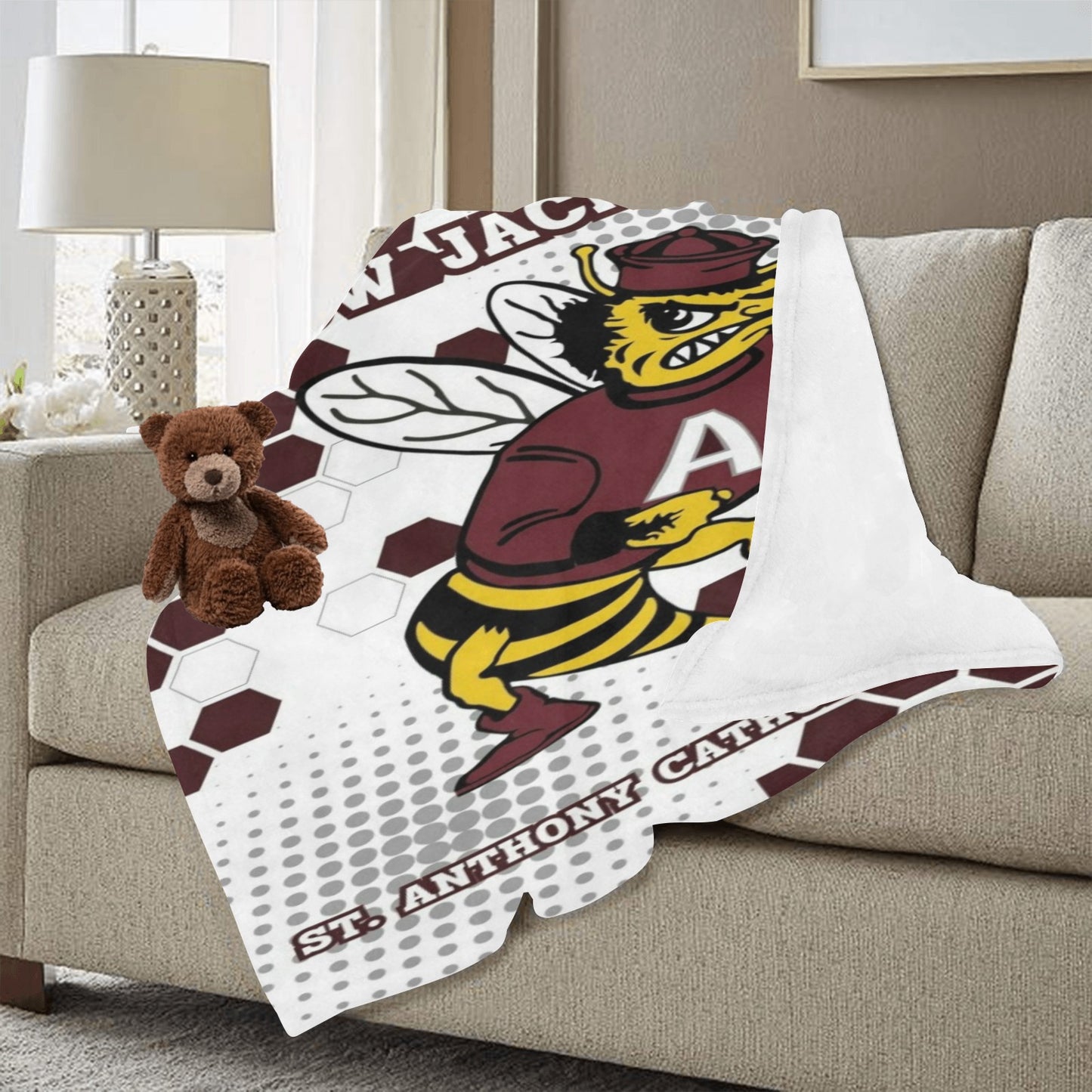 spirit-sports blanket Ultra-Soft Micro Fleece Blanket 40"x50" (Thick)