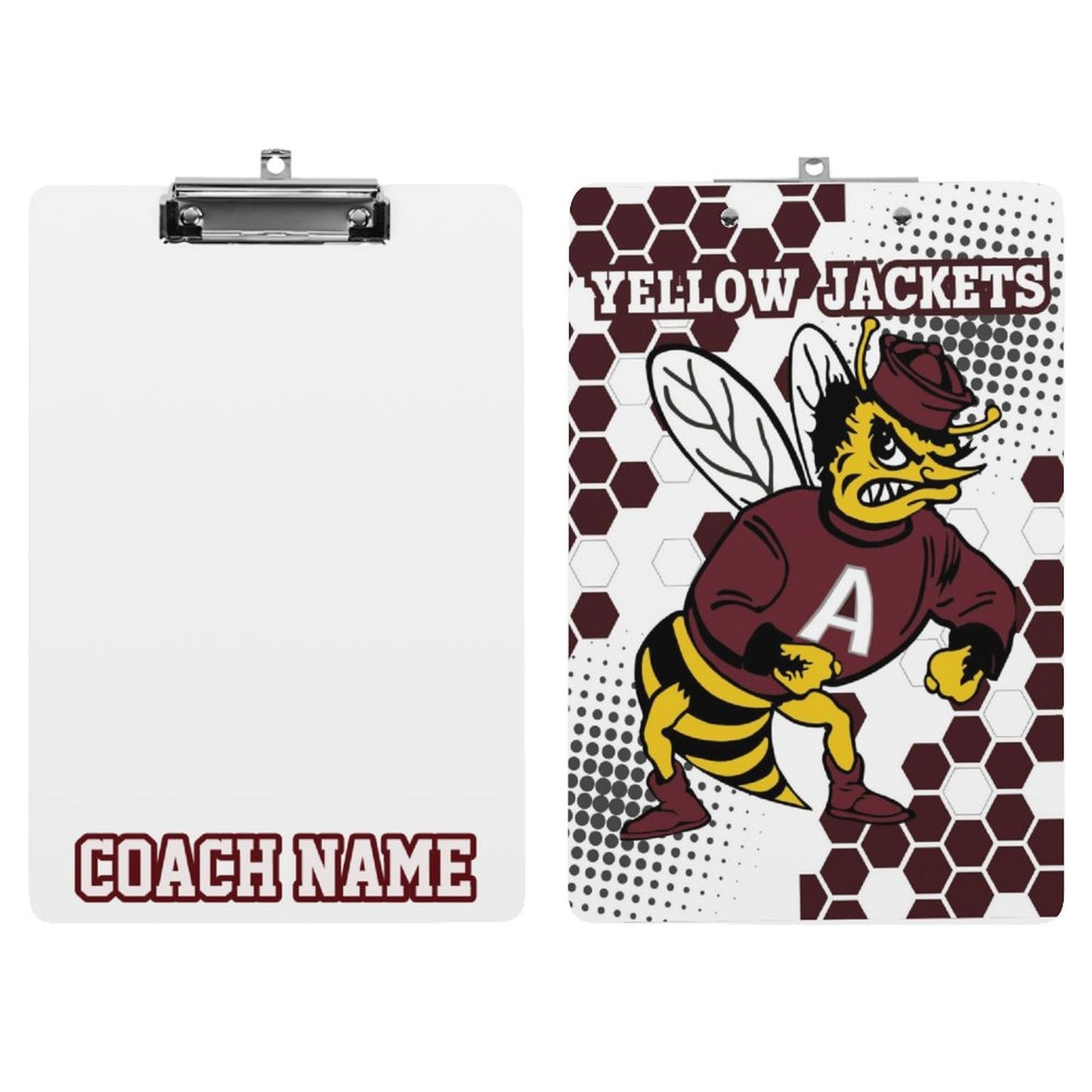 Acrylic Clipboard (A4) Custom Acrylic clipboard front side