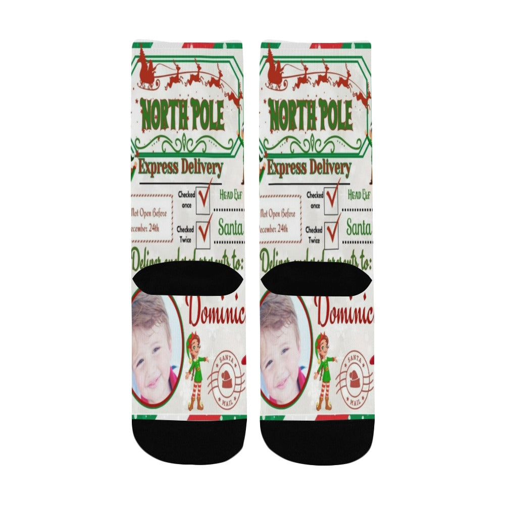 Custom Christmas Kids Socks