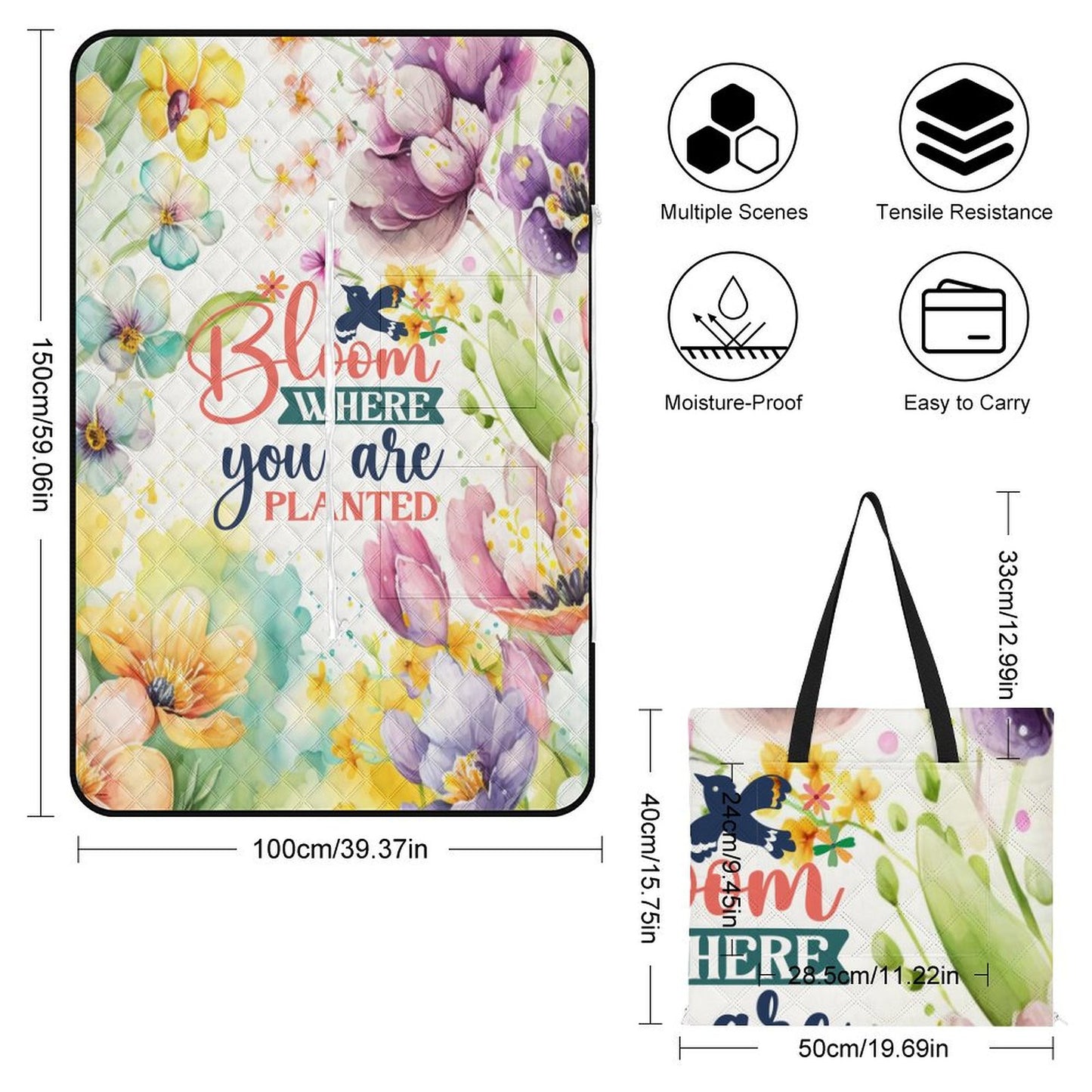 Zipper style picnic mat Zipper Picnic Mat (150*100)