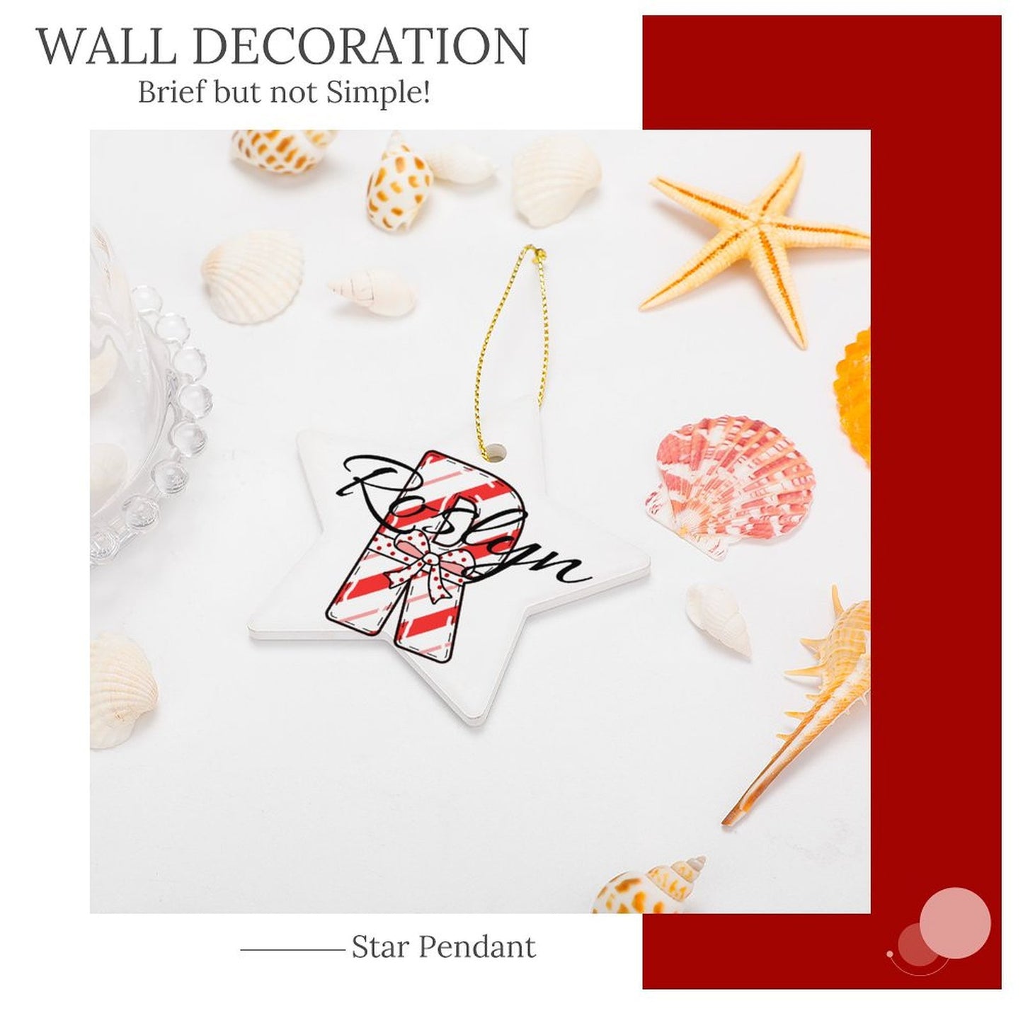 Christmas Star Pendant Christmas Star Ornament