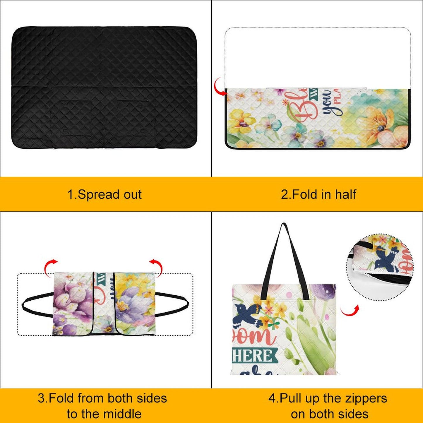 Zipper style picnic mat Zipper Picnic Mat (150*100)