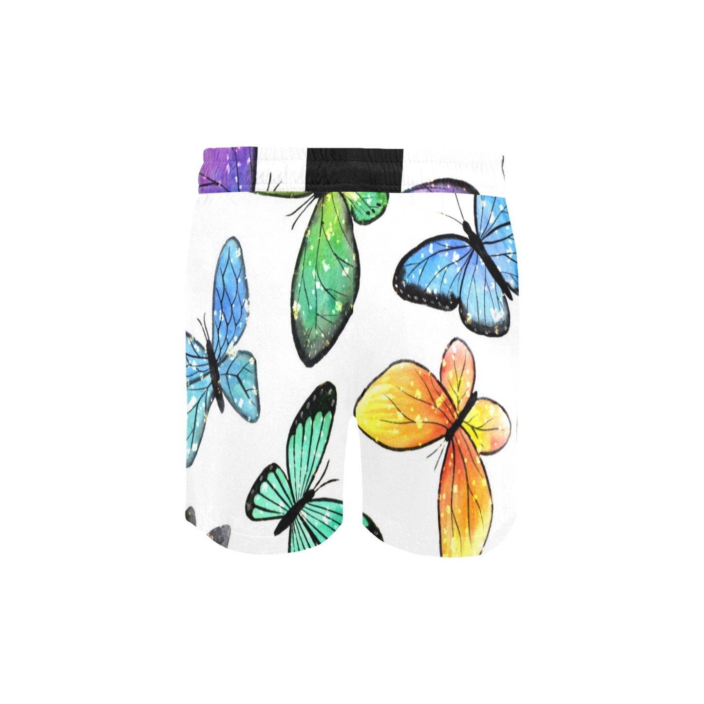 Butterflies mens swim trunks Men's Mid-Length Swim Shorts (Model L39)