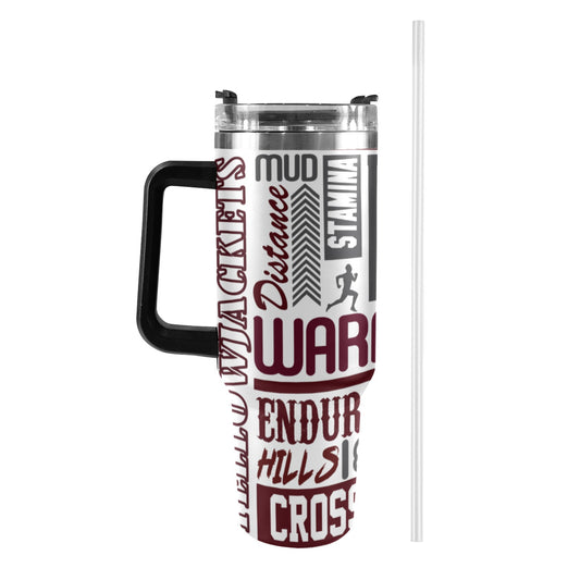 XC YellowJackets tumbler 40oz Tumbler with Black Handle