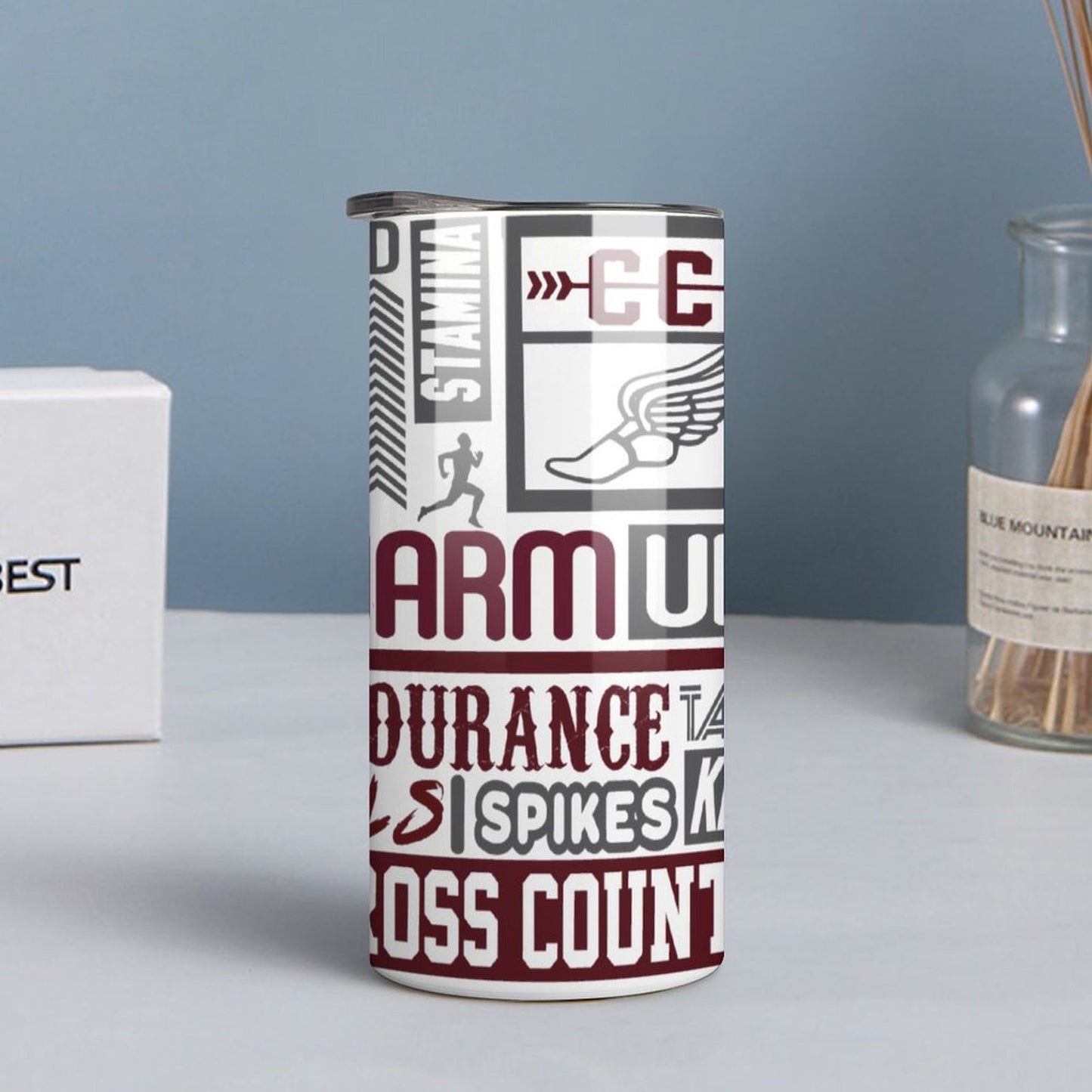 Vertical cup Straight Tumbler
