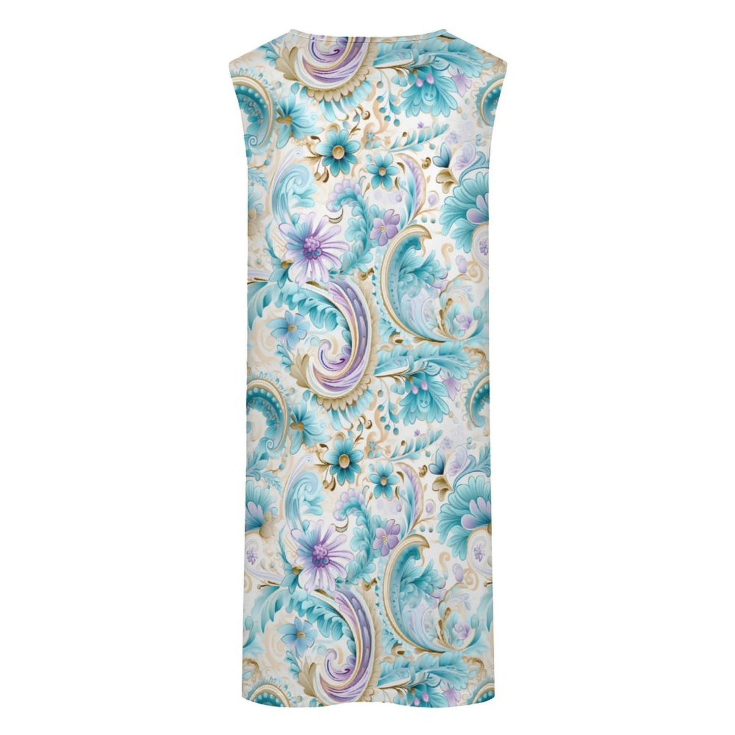 Vest pocket dress Sleeveless Pocket Dress
