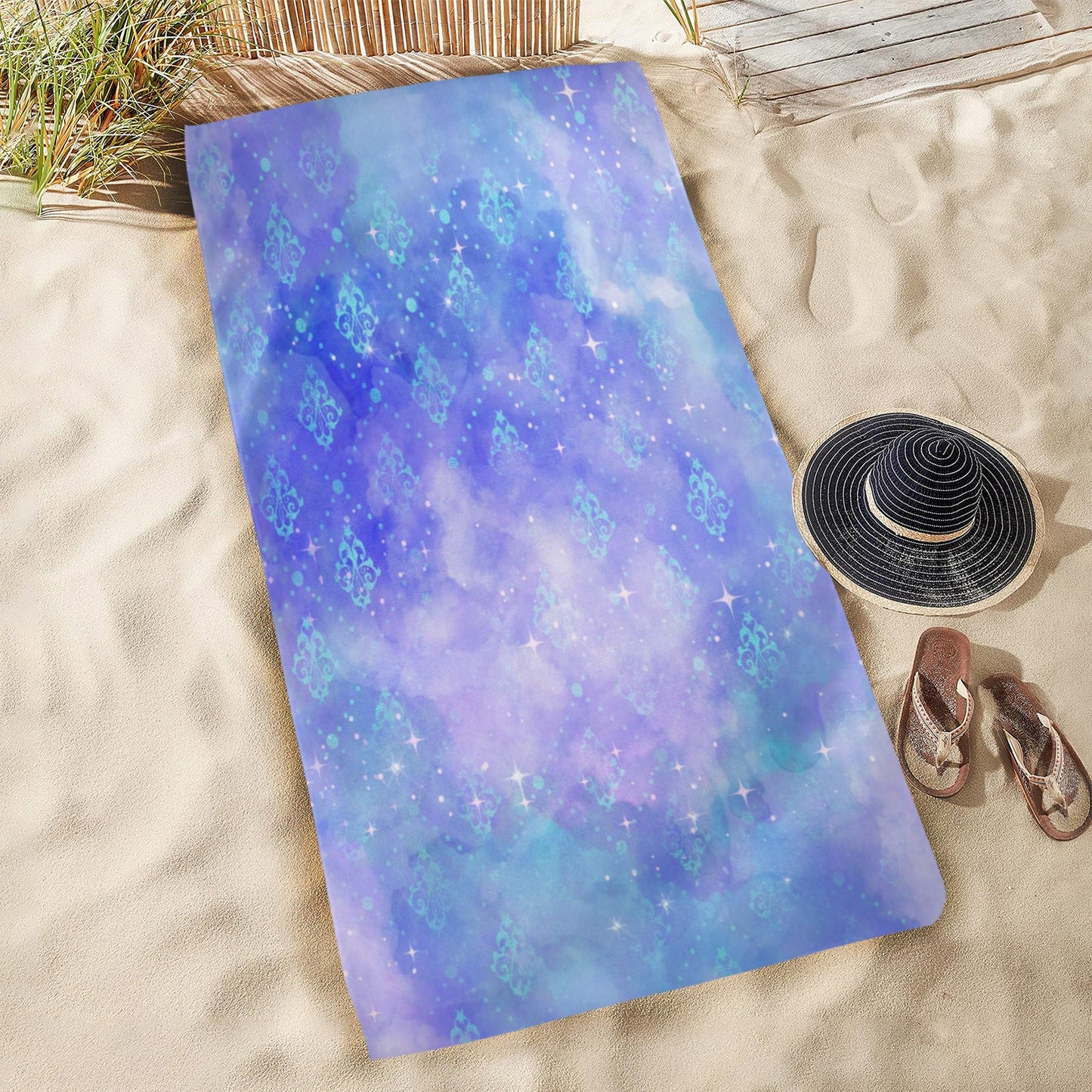 MoonlightSerenade beach towel Beach Towel 31"x71"(NEW)
