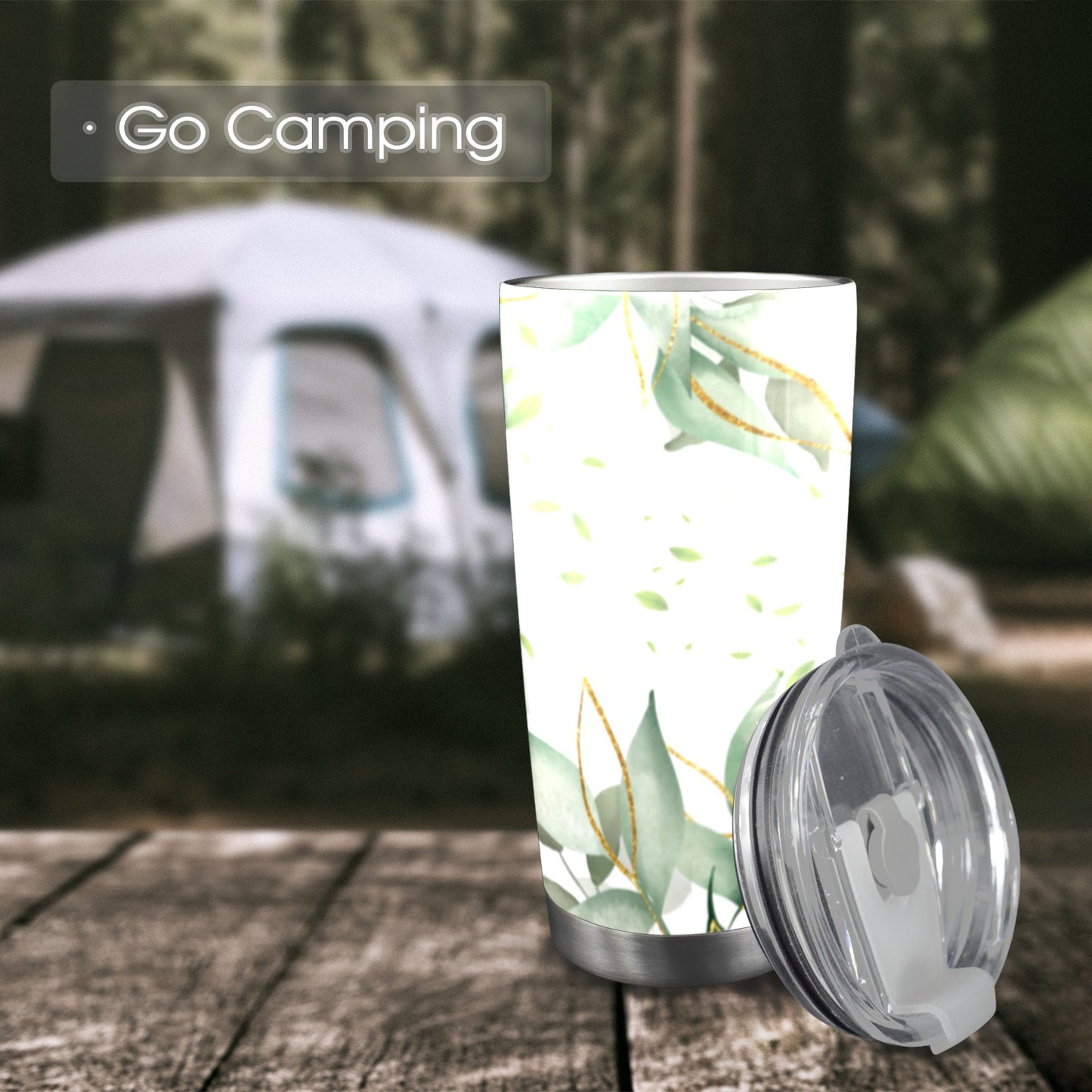 For-ti-fy 20oz tumbler 20oz Mobile Tumbler with Clear Slide Lid