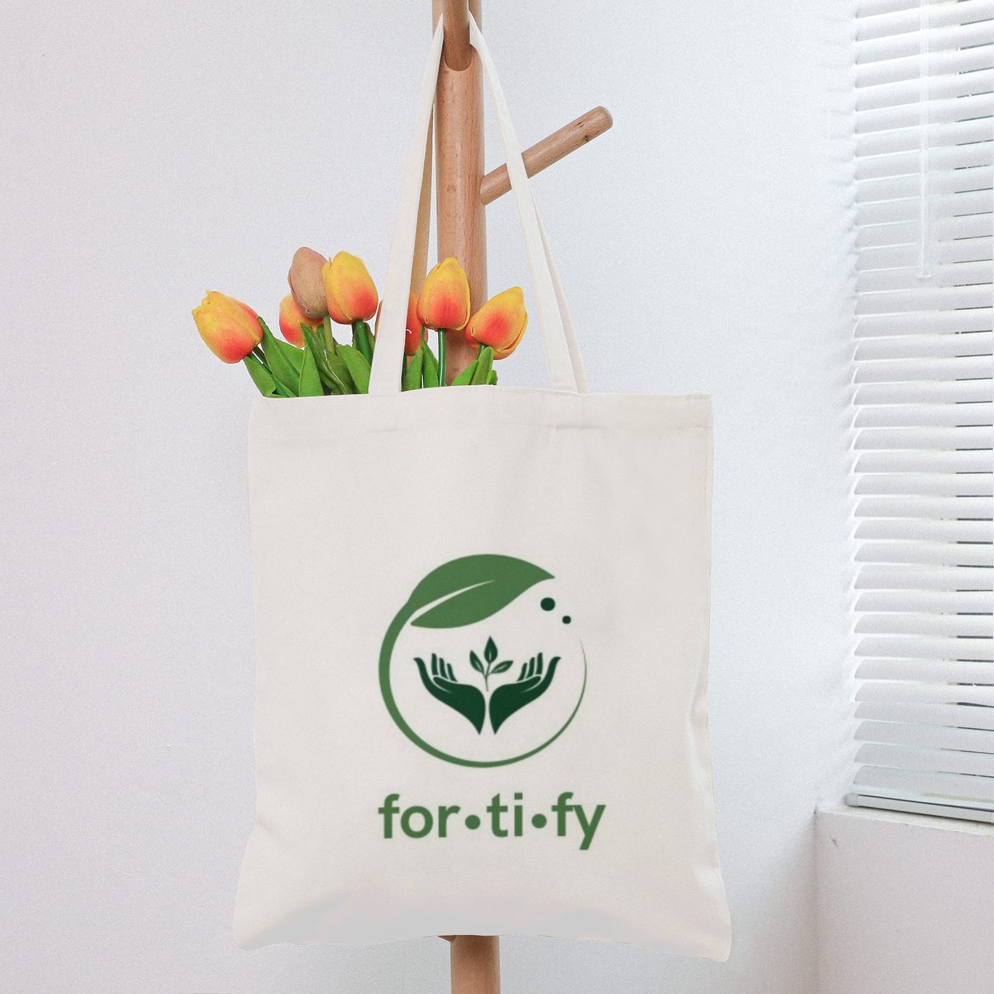 For-ti-fy bag Cotton Tote Bag (One Side Printing)