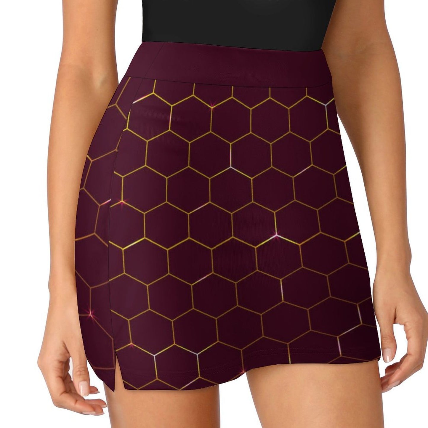 skort Anti-Emptied A-Line Skirt with Pocket