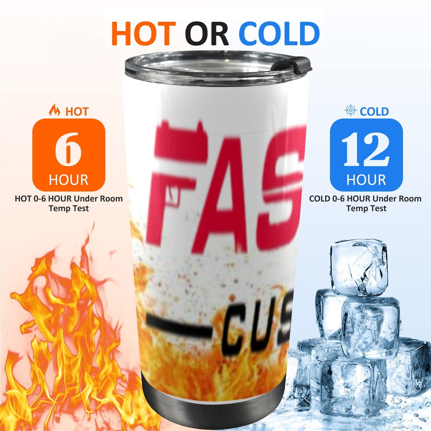 Fastfire Customs 20oz tumbler 20oz Mobile Tumbler with Lid (Black Lock)